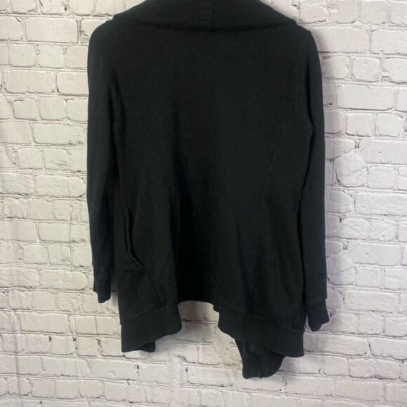 AllSaints Dahlia Sweat Jacket Black Size Small 206 - Picture 8 of 9